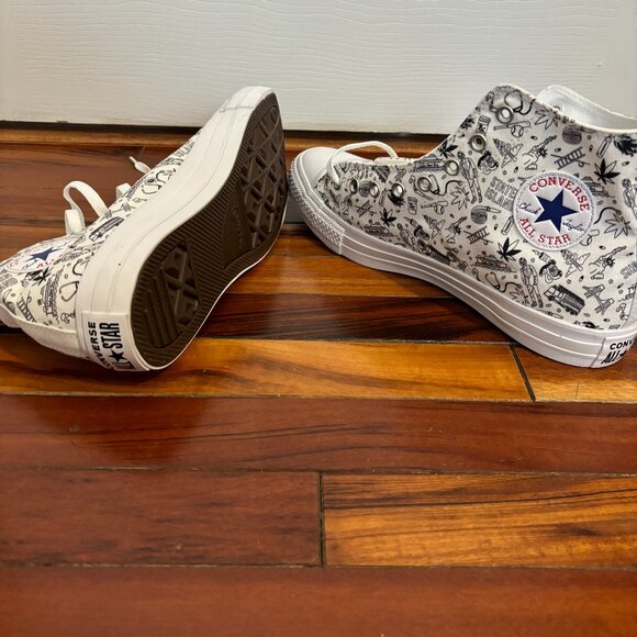 Converse  "King of Staten Island" Chuck Taylors - Picture 1 of 12